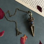 Buddha Stones Pentagram Eye of God Feather Hamsa Copper Healing Necklace Pendant Pendulum Necklaces & Pendants BS Eye of God