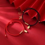 Buddha Stones Handmade Fu Character Charm Luck Fortune Rope Bracelet Bracelet BS 1