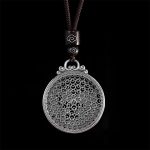 Buddha Stones 990 Sterling Silver Phoenix Luck Protection Necklace Pendant Necklaces & Pendants BS 4