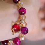 Buddha Stones Red Tiger Eye PiXiu Fox Protection Self Confidence Bracelet Bracelet BS 2
