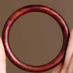Buddha Stones Tibetan Small Leaf Red Sandalwood Ebony Green Sandalwood Protection Bracelet Bangle Bracelet BS 3