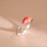 Buddha Stones Koi Fish Copper Balance Luck Adjustable Ring Rings BS 10