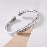 Buddha Stones Viking Style Twisted Braided Pattern Copper Balance Bracelet Bracelet BS 14