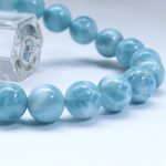 Buddha Stones Natural Larimar Wisdom Confidence Bracelet Bracelet BS 5