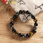 Buddha Stones Tibetan Tiger's Eye Bracelet Necklace Set Necklace, Bracelet BS 4