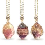 Buddha Stones Natural Colorful Fluorite Nine-Tailed Fox Protection Necklace Pendant Necklaces & Pendants BS Nature Fluorite (Random Color)