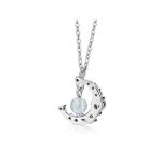 Buddha Stones Strawberry Quartz Blue Crystal Love Healing Necklace Necklaces & Pendants BS 13