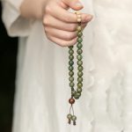 Buddha Stones Green Sandalwood Positive Peace Bracelet Bracelet BS 10