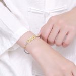 Buddha Stones Copper Coin Fortune Tree Pearl Luck Blue Rope Braided Bracelet Bracelet BS 14