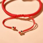 Buddha Stones Ebony Wood Cat Head Pattern Peace King Kong Knot Braided Bracelet Bracelet BS 11