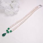Buddha Stones Pearl Bead Waterdrop Calm Peace Necklace Pendant Necklaces & Pendants BS 3
