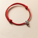 Buddha Stones 925 Sterling Silver Luck Year of the Dragon Cinnabar Red String Bracelet (Extra 30% Off | USE CODE: FS30) Bracelet BS 5