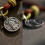 Buddha Stones Handmade 925 Sterling Silver Five Directions Gods of Wealth Luck Protection String Braid Bracelet Bracelet BS 7