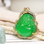 Buddha Stones Good Luck Laughing Buddha Necklace Necklaces & Pendants BS 3