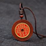 Buddha Stones Lightning Struck Jujube Wood Yin Yang Bagua Mountain Ghosts Spend Money Protection Necklace Pendant 6