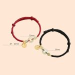 Buddha Stones 925 Sterling Silver Hetian Jade Peace Buckle Fu Character Charm Abundance Bracelet Bracelet BS 7