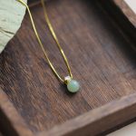 Buddha Stones Lucky Bead Jade Prosperity Chain Necklace Pendant Necklaces & Pendants BS Jade (Prosperity ♥ Abundance)