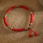 Buddha Stones Five Colors King Kong Knot String Protection Luck Bracelet Bracelet BS 8