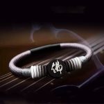 Buddha Stones Buddha Character Ebony Handcrafted Rope Bracelet Bracelet BS 4