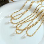 Buddha Stones Pearl Bead Peace Necklace Pendant Necklaces & Pendants BS 4