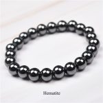 Buddha Stones Natural Stone Quartz Healing Beads Bracelet Bracelet BS 8mm Hematite
