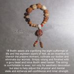 Buddha Stones 108 Mala Beads Bodhi Seed Luck Wealth Bracelet Wrist Mala Mala Bracelet BS 7