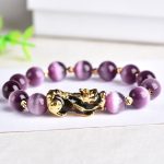 Buddhastoneshop Pixiu Cat Eye Wealth Bracelet