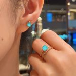 Buddha Stones 925 Sterling Silver Plated Gold Turquoise Protection Ring Earrings Necklace Pendant Set Bracelet Necklaces & Pendants BS 10