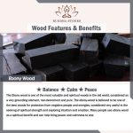 Buddha Stones Ebony Wood Copper Balance Protection Couple Bracelet Bracelet BS 9