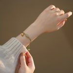 Buddha Stones Lotus Jade Peace Buckle Bead Luck Happiness Charm String Bracelet Bracelet BS 3