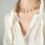 Buddha Stones Pearl Crystal Stone Purity Necklace Pendant Necklaces & Pendants BS 4