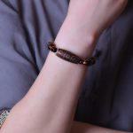 Buddha Stones Tibetan Retro Natural Nine-Eye Dzi Bead Blessings Bracelet Bracelet BS 3