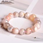 Buddha Stones Sakura Agate Peace Blessing Bracelet Bracelet BS 2