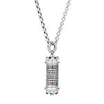 Buddha Stones Tibetan Om Mani Padme Hum Focus Necklace Pendant Necklaces & Pendants BS 4