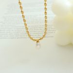 Buddha Stones Pearl Bead Peace Necklace Pendant Necklaces & Pendants BS 6