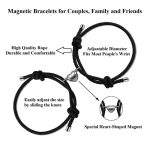 2Pcs Love Magnetic Couple String Strength Bracelet Bracelet BS 18