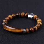 Natural Crystal Beads Unisex Heart Bracelet Bracelet BS 21