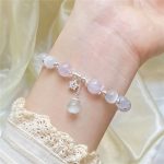 Buddha Stones 925 Sterling Silver Natural Amethyst Cat's Eye Spiritual Awareness Star Bracelet Bracelet BS 5