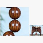 Buddha Stones Rosewood Warmth Calm Gourd Charm Bracelet Bracelet BS 7