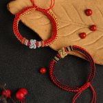 Buddha Stones Colorful Rope True Love Knot Luck Handmade Bracelet Bracelet BS 1