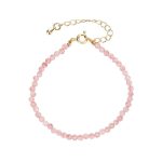 Buddha Stones Strawberry Quartz Prehnite Peridot Lazurite Pink Crystal Tourmaline Healing Chain Bracelet 5