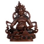 Buddha Stones Yellow Jambhala Bodhisattva Figurine Compassion Copper Statue Home Office Decoration Decorations BS 17