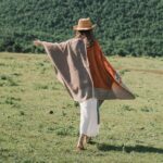 Buddha Stones Tibetan Shawl Striped Diamond Pattern Winter Warm Soft Scarf Tibetan Shawl BS 4