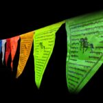 Buddha Stones Tibetan Blessing Outdoor 25 Pcs Triangle Prayer Flag Decoration Decorations buddhastoneshop 4