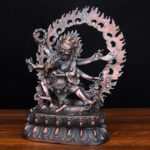 Buddha Stones Tibet Mahakala Bodhisattva Figurine Compassion Copper Statue Decoration Decorations BS 6