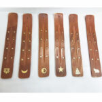 Buddha Stones Handmade Wood Incense Burner Decoration (Random Type) Incense Burner BS 4