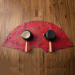 Buddha Stones Vintage Sea Wave Bamboo Plum Blossom Embroidered Cup Mat Pad Tea Cup Coaster Kung Fu Tea Mat Tea Mat BS 12