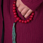 Buddha Stones Abelia Biflora Wood Warding Off Evil Spirits Wrist Mala Wrist Mala BS 5