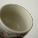 Buddha Stones Koi Fish Arowana Peony Sunflower Ceramic Teacup Kung Fu Tea Cup 60ml Cup BS 11
