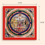 Buddha Stones Tibetan Handmade Thangka Mandala Painting Blind Box Random Color Pattern Tibetan Thangka BS 16